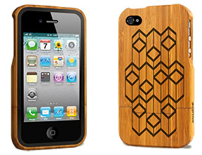 Laserpattern for Iphone and ipad bamboo covers by groove